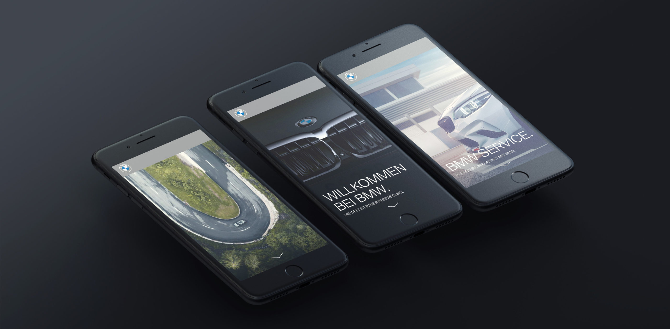 BMW Digitales Welcome Package Smartphone responsive Design