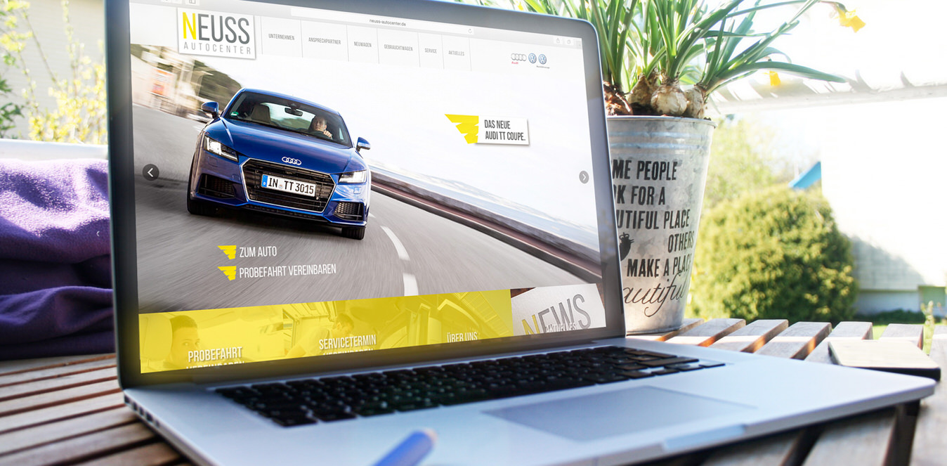 Autocenter neuss Website Relaunch