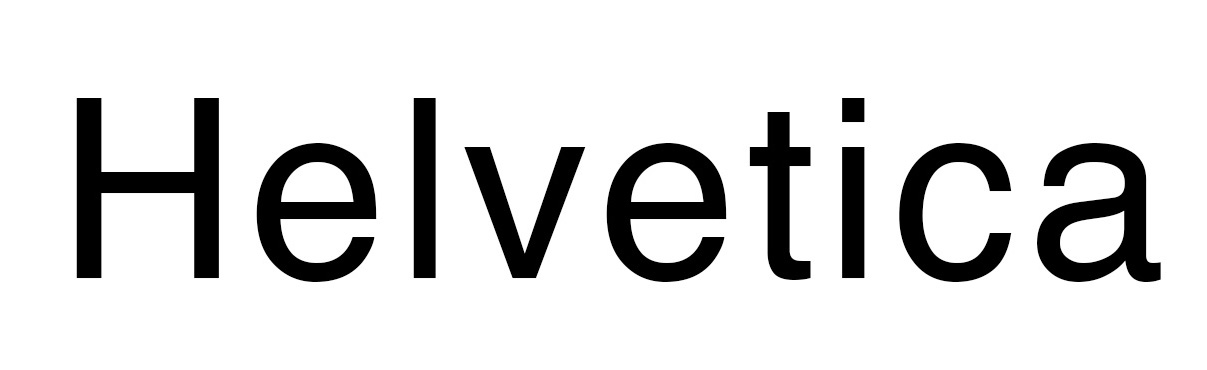Helvetica Schrift