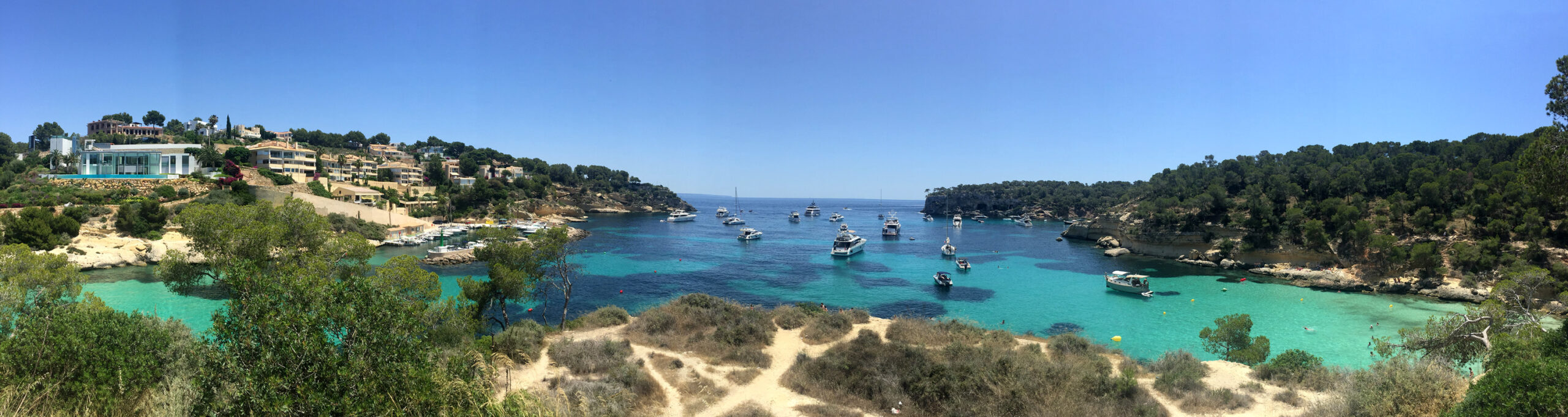Panorama Ansicht Bucht Mallorca