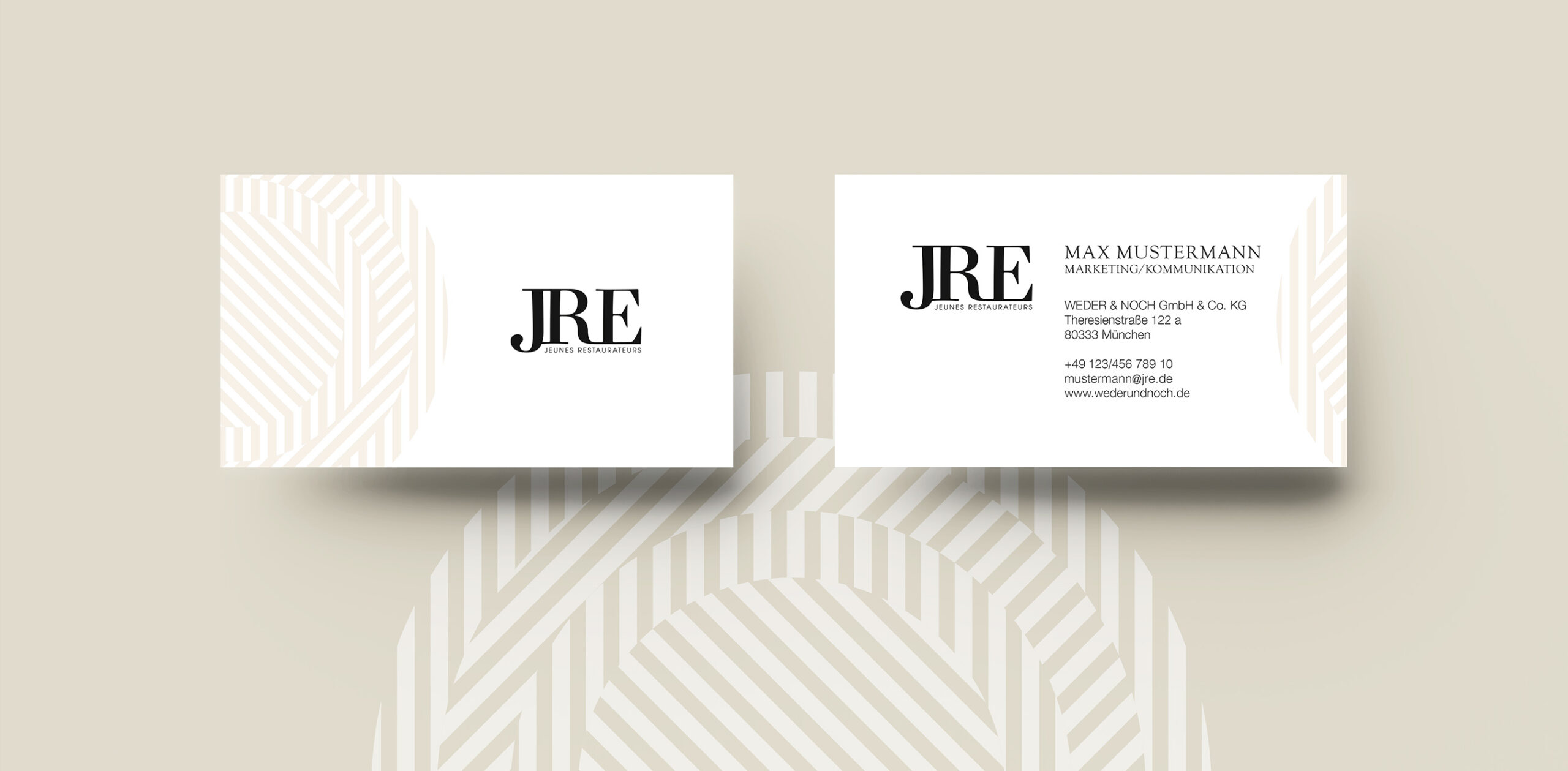 JRE Visitenkarte Corporate Design
