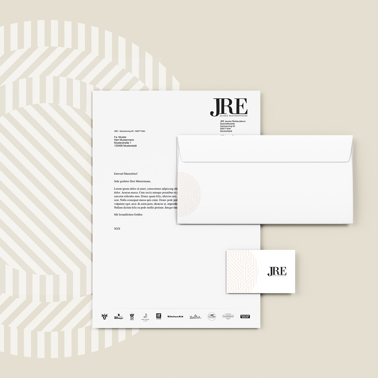 JRE Corporate Design Print Geschaeftsaustattung
