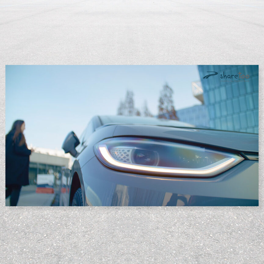 Videoproduktion Carsharing Porsche Mobility CityScreen Videoframe