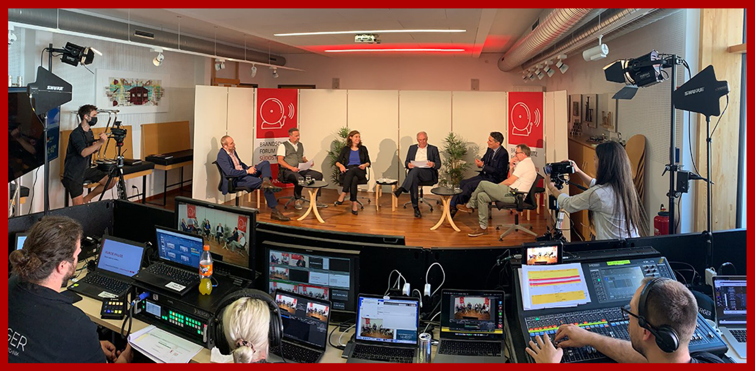 Coplan AG Live-Stream Digitales Brandschutzforum Suedostbayern Regie
