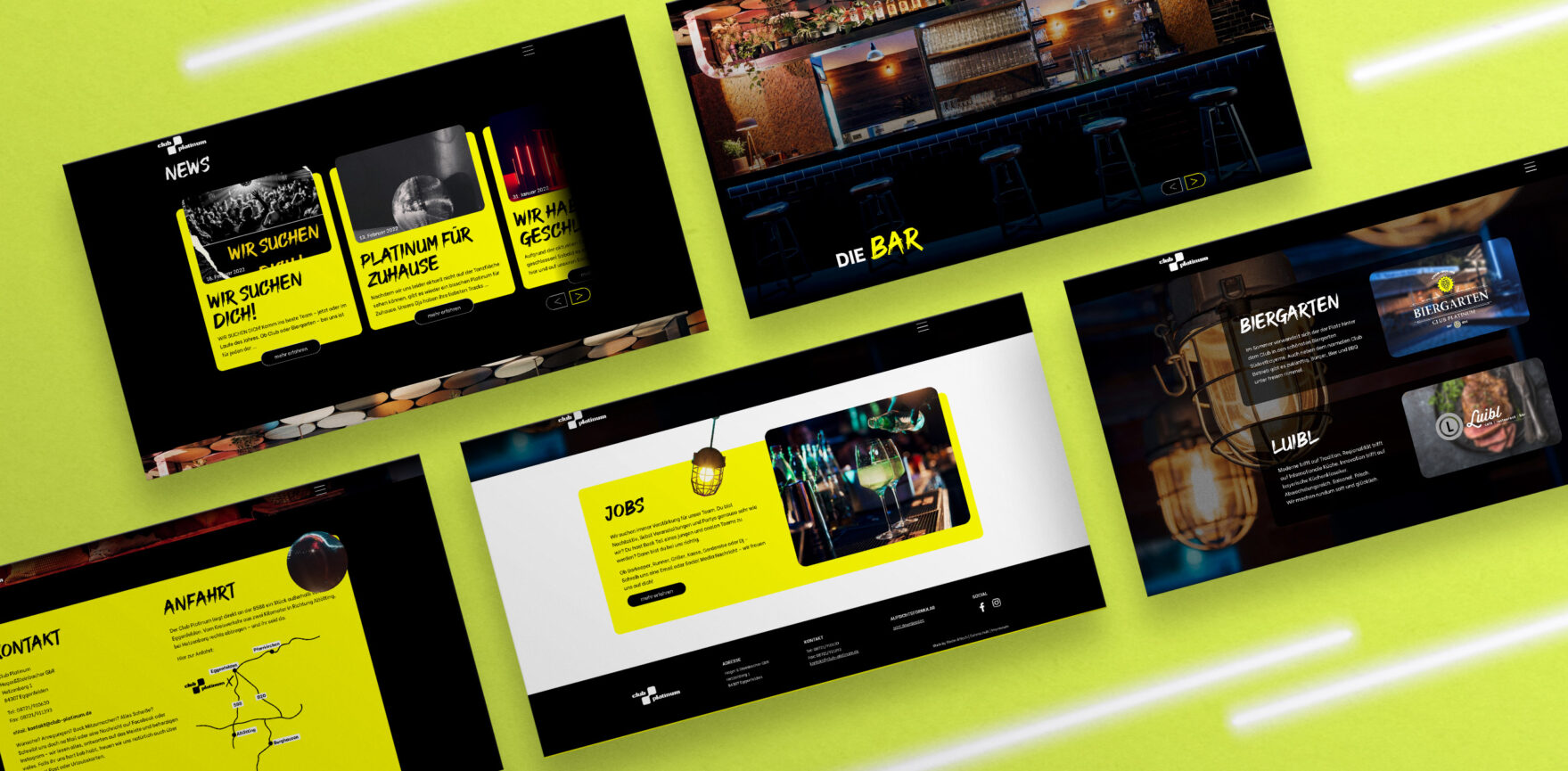 Club Platinum Website Relaunch UX Design