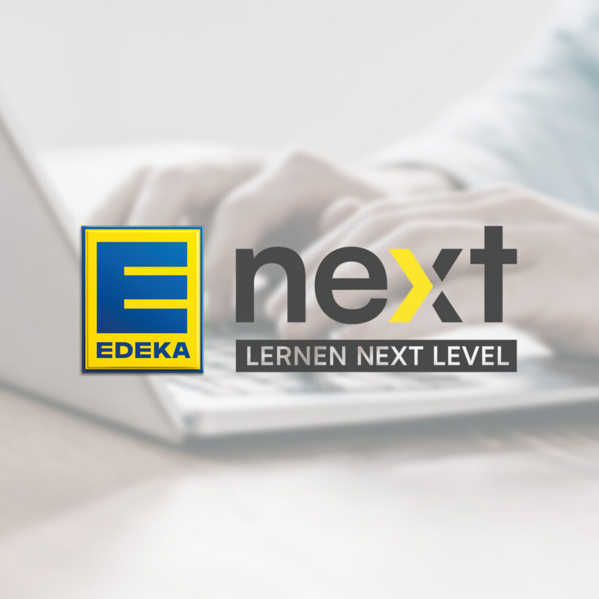 EDEKA next Logo mit Subline