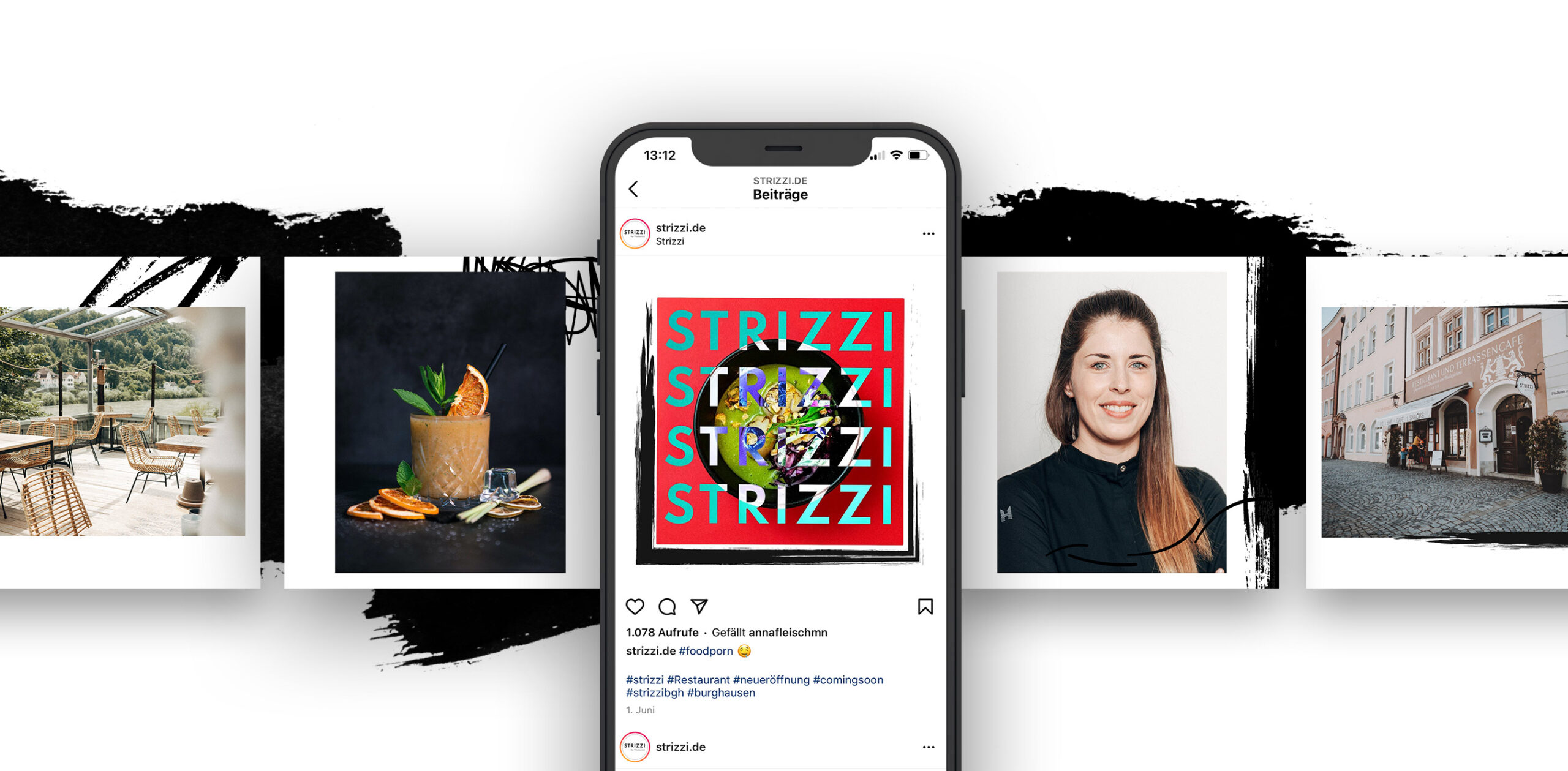 Social Media Support Paid Post Vorschau Instagram STRIZZI Restaurant Bar
