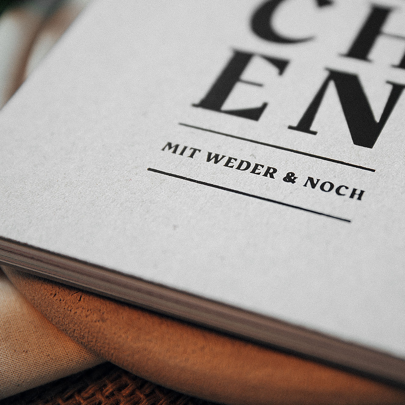 Weder & Noch Kochbuch Closeup Details