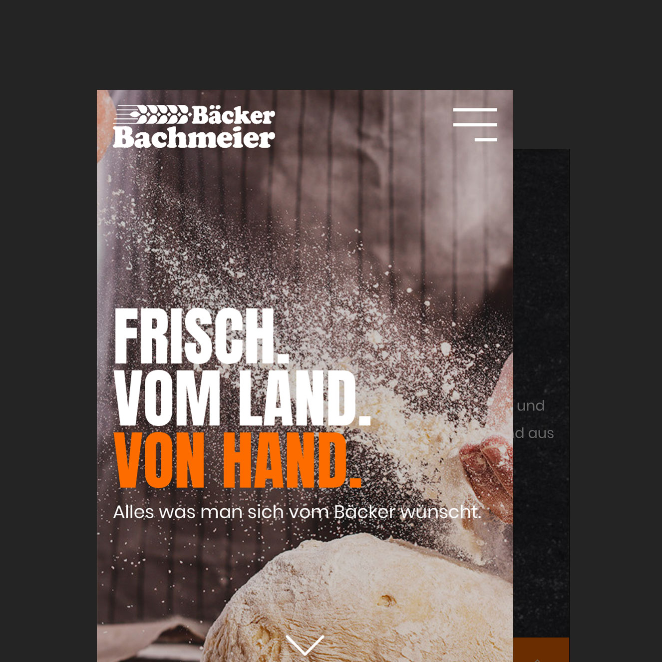 Startseite mobil Baeckerei Bachmeier