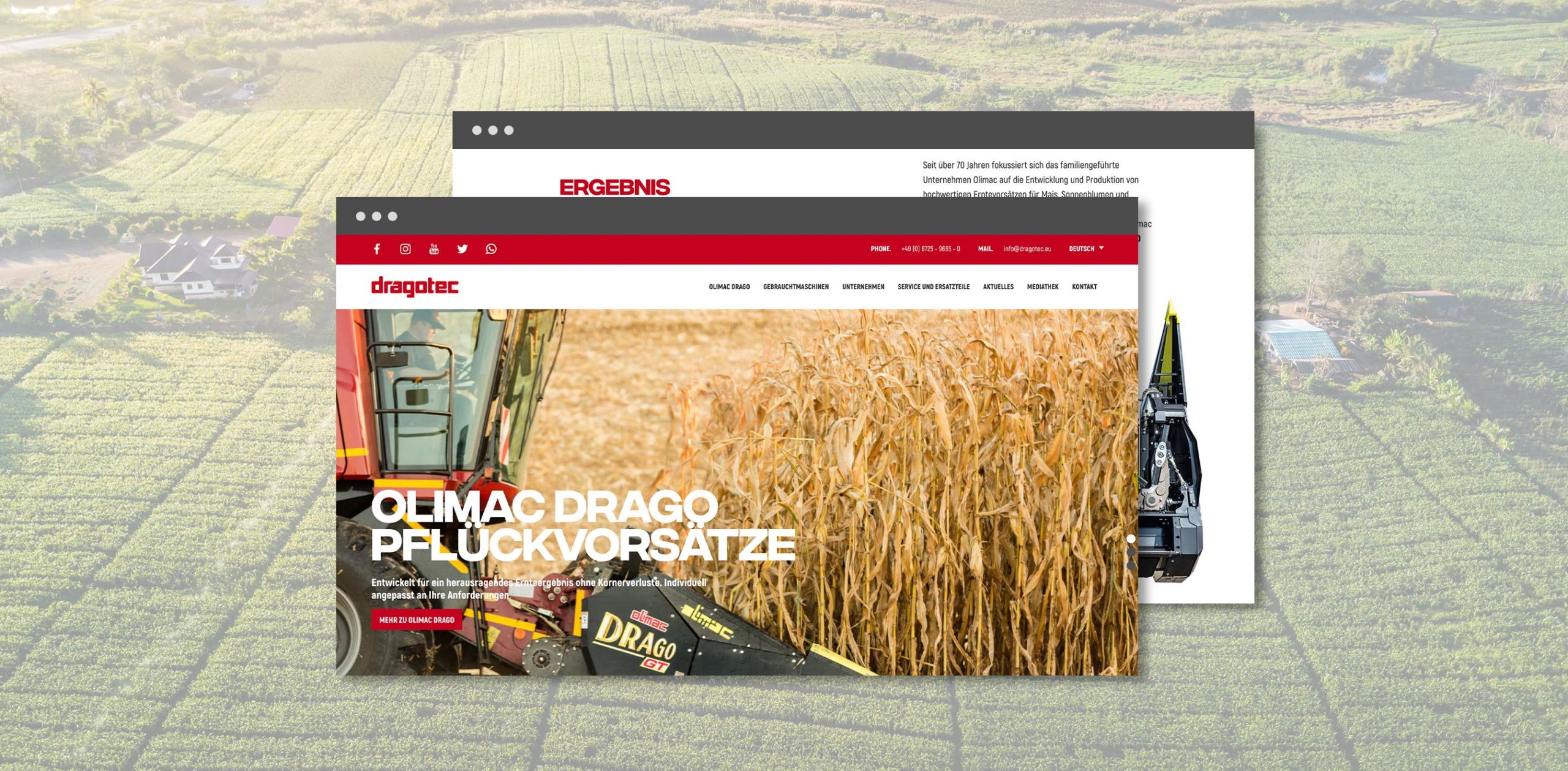 Dragotec Website Relaunch Startseite Headerbild