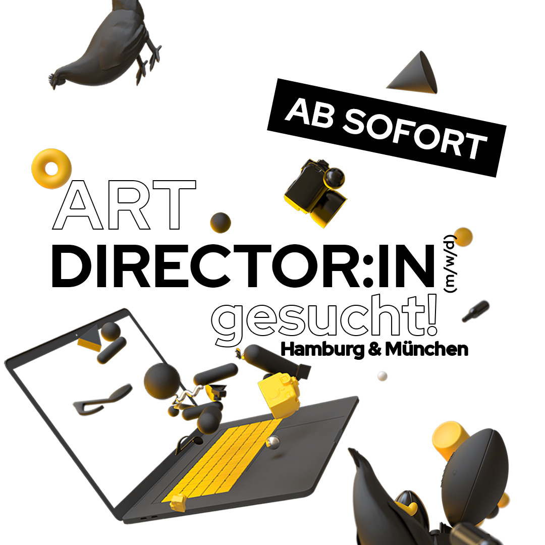 Stellenanzeige Art Director München und Hamburg