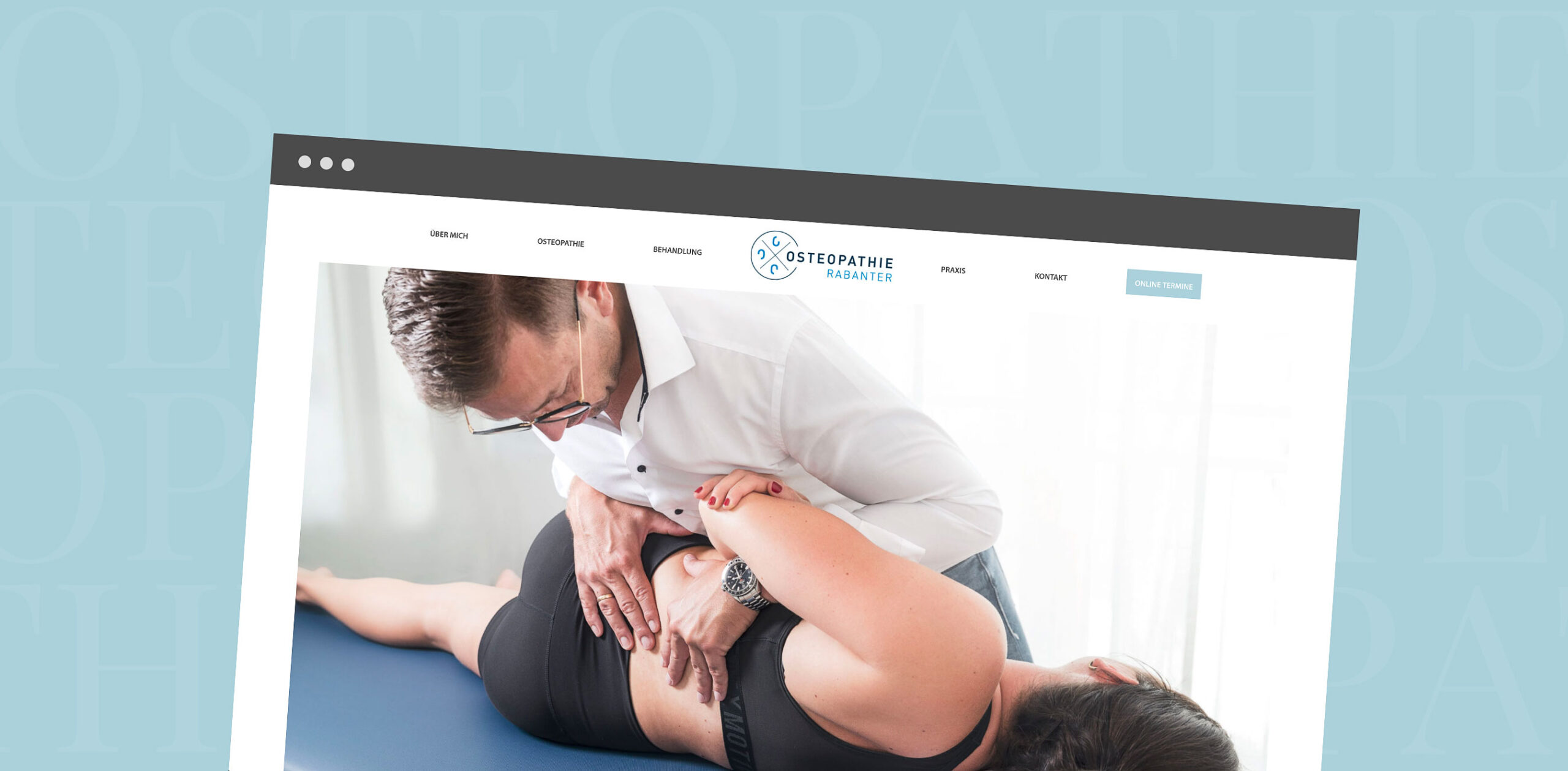 Startseite Website Osteopathie Rabanter