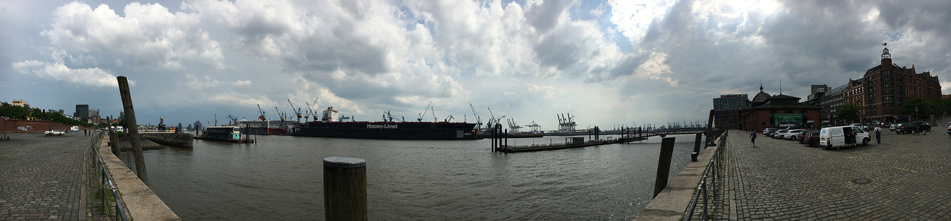 Hafengeschichten Hamburg Panorama Hafen